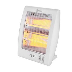 Radiator Cu Halogen Adler AD7709, 800W, 2 Trepte De Putere, Senzori De Supraincalzire, Deconectare Automata In Caz De Rasturnare, Alb imagine