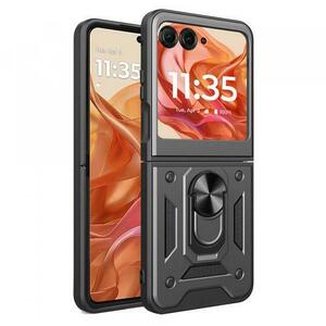 Husa pentru Motorola Razr 60 / Razr 50, Techsuit, CamShield (Negru) imagine