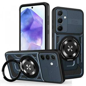 Husa pentru Samsung Galaxy A55 5G A556, Techsuit RuggedCam (Albastru) imagine