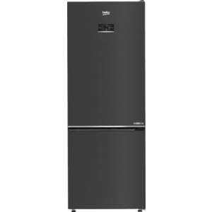 Combina frigorifica Beko B3RCNE564HXBR, 490 l, Clasa E, No Frost, AerFlow, HarvestFresh, H 192 cm (Negru/Inox) imagine