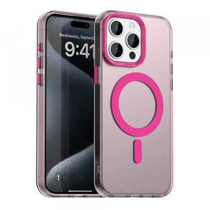Husa MagSafe pentru Apple iPhone 15 Pro Max, Techsuit, CandyCase, Roz imagine