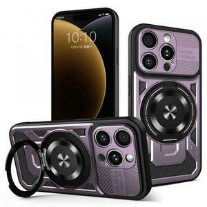 Husa pentru Apple iPhone 15 Pro Techsuit RuggedCam (Mov/Negru) imagine