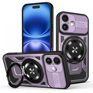 Husa pentru Apple iPhone 16 Plus Techsuit RuggedCam (Mov/Negru) imagine