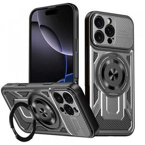 Husa pentru Apple iPhone 16 Pro, Techsuit RuggedCam (Gri/Negru) imagine
