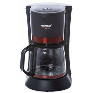Cafetiera Albatros DELICIA, 1.2L, 680W (Negru/Rosu) imagine