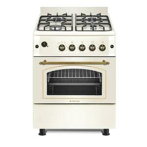 Aragaz Studio Casa SIENNA FE60/60G, 4 arzatoare, Grill, 60 cm, Bej imagine