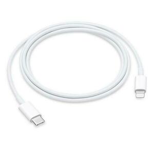 Cablu de date Apple MM0A3ZM/A, USB-C - Lightning, 1m (Alb) imagine