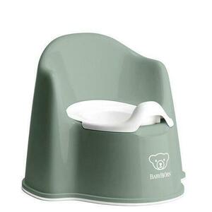 Olita BabyBjorn Potty Chair Deep Green, cu protectie spate imagine