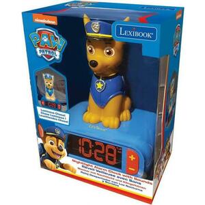 Ceas desteptator cu lumina 3D, PAW PATROL imagine