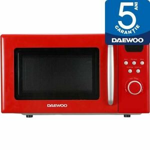 Daewoo Cuptor cu microunde KOR-6S2BR-2, 20 litri, 700 W, 8 programe, 5 trepte de putere, (Rosu) imagine