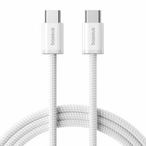 Cablu Date si Incarcare USB-C - USB-C Baseus Dynamic 4 Series P10381400211-00, 100W, 1m, Alb imagine
