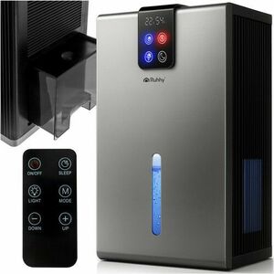 Dezumidificator de aer, 90W, 3 moduri de functionare, tehnologie Peltier, rezervor apa 2.2 litri, 21x15x36 cm imagine