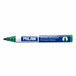 Marker permanent Milan, varf rotund 2 mm grosime, verde imagine