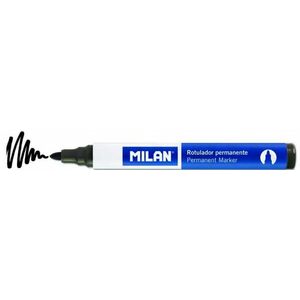 Marker negru permanent, grosime varf 2 mm, pe baza de alcool imagine