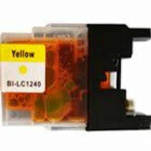 Cartus compatibil Brother LC1240 ink, Yellow imagine