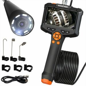 Camera endoscop wireless Full HD, 8 LED-uri, 3 varfuri, cablu 5 m, baterie 2000 mAh imagine