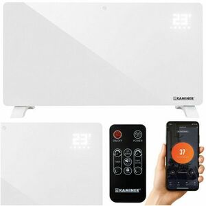 Radiator electric 2500W, control aplicatie/telecomanda, 3 moduri incalzire, timer, program saptamanal imagine