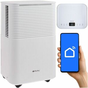 Dezumidificator mobil, control WiFi, 200W, rezervor 2 litri, capacitate 12 litri/zi, timer imagine