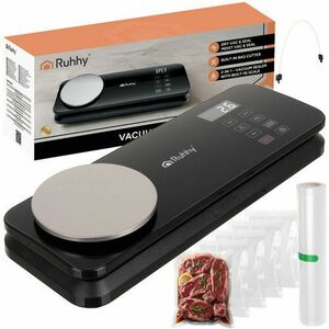 Aparat de vidat, cantar integrat, ecran LCD, panou tactil, 120W, 80kPa, 6 moduri functionare imagine