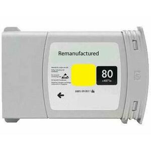 Cartus compatibil HP 80 (C4848A) Yellow NEW Ink imagine