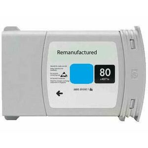 Cartus compatibil HP 80 (C4846A) Cyan NEW Ink imagine