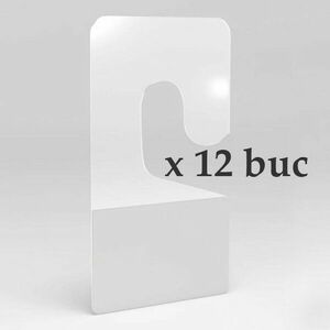 Set agatatori autoadezive eurohook din PVC, 12 bucati imagine