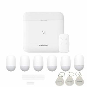 Sistem alarma antiefractie wireless Middle Level Hikvision AX PRO DS-PWA96-KIT-WE, LAN, WiFi, GSM 3/4G, 32 partitii, 96 zone/iesiri, 48 utilizatori, 868 MHz imagine