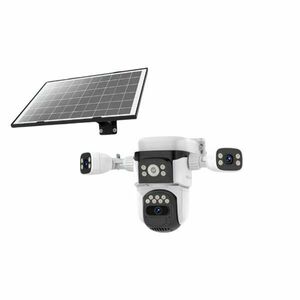 Camera supraveghere Speed Dome PT 4G cu iluminare duala si panou solar Vstarcam BG621SR, 2MP, PIR 10 m, 4x 4 mm, IR/lumina alba, microfon si difuzor, alarma, acumulator 8000 mAh, auto tracking, slot card imagine