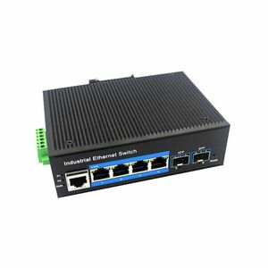 Switch industrial rackabil cu 4 porturi PoE+ UTP6306S-PSB, 2x SFP, 12 Gbps, 8.9 Mpps, 120 W, cu mangement imagine