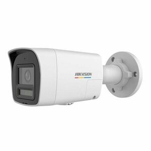 Camera supraveghere exterior IP cu iluminare duala Hikvision ColorVu DS-2CD1027G2H-LIUF/SL(2.8MM), 2MP, 2.8 mm, IR/lumina alba 30 m, microfon si difuzor, slot card, PoE, lumina stroboscopica imagine