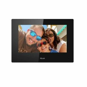 Videointerfon de interior Hikvision HiLook Hybrid VI-H460WD, 7 inch, WiFi 2.4 GHz, slot card, 4 fire, PoE imagine