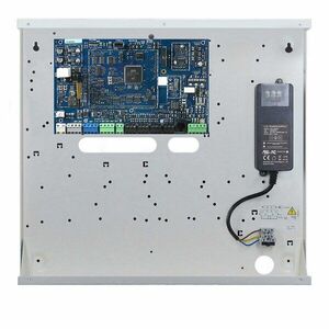 Centrala alarma antiefractie hibrid DSC PowerSeries PRO-HS3128M, 8 partitii, 8-128 zone, 1000 utilizatori, PowerG, cabinet metalic imagine