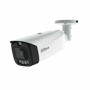 Camera supraveghere exterior IP cu iluminare duala Dahua WizSense IPC-HFW3849T1-AS-PV-0280B-PRO, 8 MP, 2.8 mm, IR/Lumina calda 50 m, microfon si difuzor, alarma, slot card, ONVIF, PoE imagine