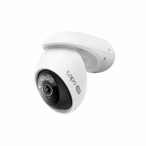 Camera supraveghere wireless IP WiFi 6 PT TP-Link Starlight TAPO C560WS, 8 MP, IR/lumina alba 30 m, microfon si difuzor, slot card, control prin aplicatie, detectie smart AI, sirena, 360 grade, motion tracking, IP66 imagine