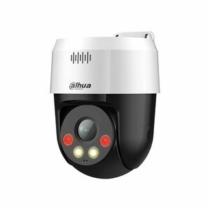 Camera supraveghere IP Dome PT cu iluminare duala Dahua WizSense Active Deterrence SD2A300NB-GNY-A-PV-0400, 3 MP, 4 mm, lumina alba 30 m, IR 30 m, microfon si difuzor, slot card, alarma, detectie om/vehicul, PoE imagine