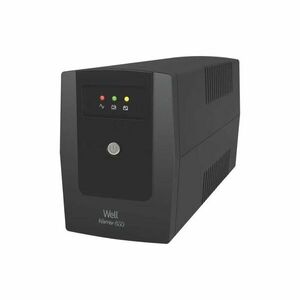 UPS cu 2 prize Well Warrior Line-Interactiv, 850 VA, 510 W, afisaj LED imagine