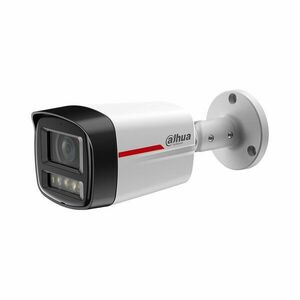 Camera supraveghere exterior IP Dahua WizColor IPC-HFW2849TL-S-LED-0280B-PRO, 8 MP, 2.8 mm, Iumina alba 50 m, microfon, slot card, IP67, PoE imagine