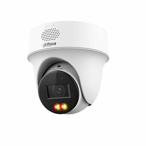 Camera supraveghere rotativa IP Speed Dome PT cu iluminare duala Dahua Active Deterrence IPC-PT1439H-PV-0280B, 4 MP, 2.8 mm, IR/Iumina alba 30 m, microfon si difuzor, protectie perimetrala, control aplicatie, PoE imagine