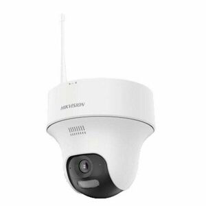 Camera supraveghere wireless IP Dome PT WiFi 6 Hikvision HiLook IPC-F120-LIDF/W, 2 MP, 2.8 mm, IR 20 m, lumina alba 15 m, microfon si difuzor, slot card imagine