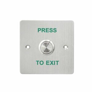 Buton cerere iesire exterior LinkPower ML-86, NO/NC/COM, 12/24 V, otel inoxidabil, rezistent la apa imagine