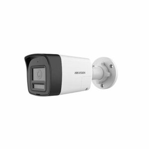 Camera supraveghere exterior cu iluminare duala Hikvision Value DS-2CE16K0T-LPTS, 5 MP, 2.8 mm, IR/Lumina alba 25 m, microfon si difuzor imagine