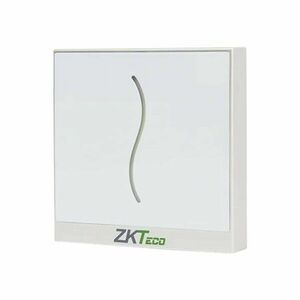 Cititor de proximitate ZKTeco GL-ER-PROID20-W-RS-2, Mifare 13.65 Mhz, Wiegand, interior/exterior, alb imagine