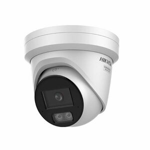 Camera supraveghere IP Dome cu iluminare duala Hikvison ColorVu DS-2CD2387G3-LI2UY, 8 MP, 2.8 mm, IR/Lumina alba 30 m, microfon dual, slot card, PoE imagine