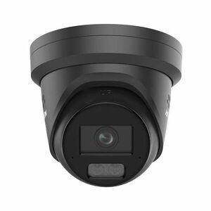 Camera supraveghere IP Dome cu iluminare duala Hikvision ColorVu DS-2CD2387G3-LIS2UY/SL(2.8MM)/BK, 8 MP, 2.8 mm, IR/lumina alba 30m, microfon dual si difuzor, slot card, sirena, lumina stroboscopica, PoE imagine