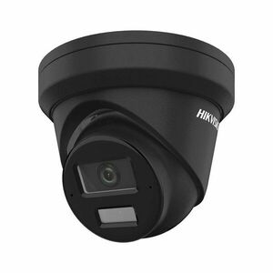 Camera supraveghere IP Dome cu iluminare duala Hikvision AcuSense DS-2CD2343G2-LI2U(2.8MM)/BK, 4 MP, 2.8 mm, IR/lumina alba 30 m, microfon, slot card, PoE imagine