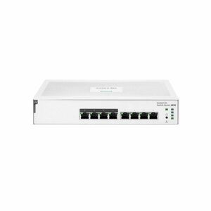 Switch PoE cu 8 porturi HPE Aruba JL811A, 16 Gbps, 11.9 Mpps, 65 W, cu management imagine