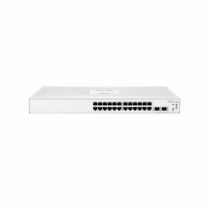 Switch cu 24 porturi Gigabit HPE Aruba JL812A, 2 porturi SFP, 52 Gbps, 38.68 Mpps, cu management imagine