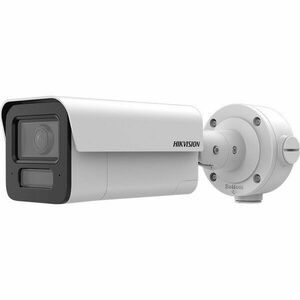 Camera supraveghere exterior IP Hikvision DeepinViewX DarkFighter IDS-2CD5T47G2/V-XS, 4 MP, 2.8 mm, IR / lumina alba 80 m, slot card, microfon si difuzor, PoE, protectie perimetrala imagine