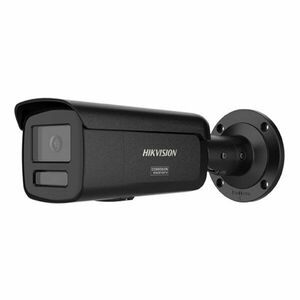Camera supraveghere exterior IP cu iluminare duala Hikvision ColorVu DS-2CD2T47G3-LIY/BK, 4 MP, 2.8 mm, IR/lumina alba 60 m, slot card, PoE, negru imagine