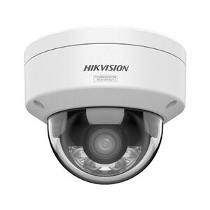 Camera supraveghere IP Dome cu iluminare duala Hikvision ColorVu DS-2CD2147G3-LIY, 4 MP, 2.8 mm, IR/lumina alba 30 m, slot card, anti-coroziune, PoE imagine